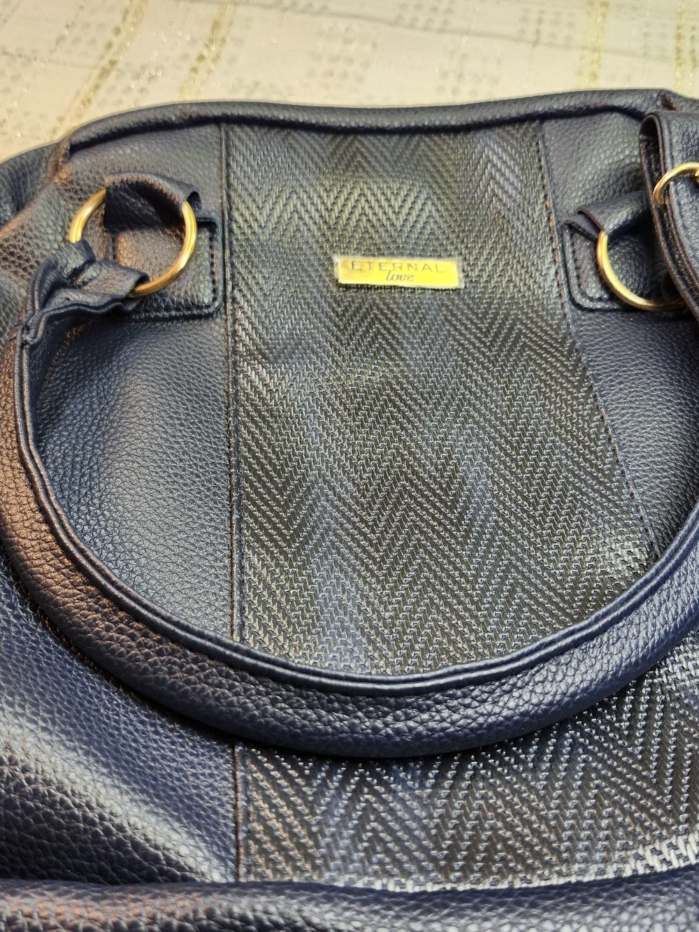 Eternal Love Navy Women’s Tote Bag